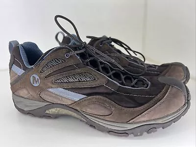 Merrell Siren Sync Size 9.5 Brown Periwinkle Leather Vibram Hiking Shoes Women • $27.99