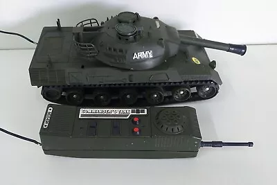 Army Commanders RC Toy Tank Echo Industrial 1983 Partially Working • $24.85