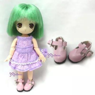 SBB002PNK Mimiwoo 2.2cm Maryjane Shoes PINK Fit Middie Blythe Obitsu 11cm Doll • $7.95