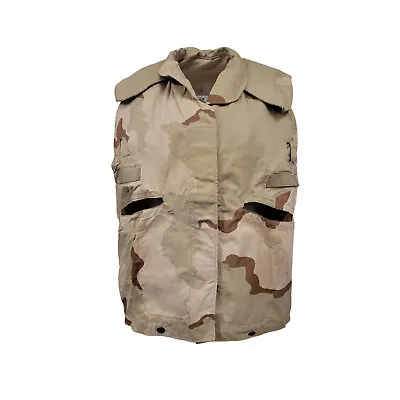 Army Vest Original US Combat Body Cover Flak Vintage PASGT System 3 Tri Desert • £26.59