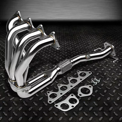 Ss Tubular Exhaust Manifold Header Extractor For 97-02 Mitsubishi Mirage 1.8 I4 • $89.98