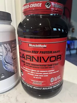 Carnivor Beef Protein Gainer Chocolate Flavor .  2.9 Pounds . Free Cytocarb. • $30