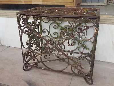 Antique Vintage Small Iron Decorative Garden Table FREE DELIVERY  • £299