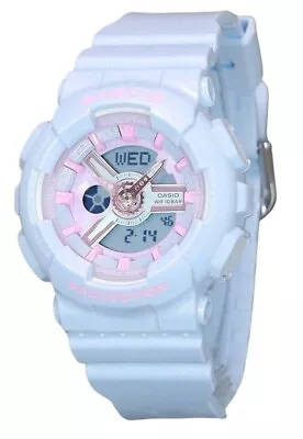 Casio Baby-G Analog Digital Shock-Resist Led Light BA-110FH-2A 100M Womens Watch • $195.43