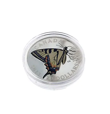 $86.72 • Buy 2013 20 Dollar .9999 Silver Coin: Butterflies Of Canada - Tiger Swallowtail