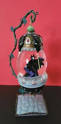 Disney Villian Maleficent Hanging Water Globe Ornament On Vine Stand W Base • $115