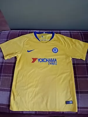 Chelsea Football Club Nike Away 13-14 Years Boys Yokohama Eden Hazard 10 Shirt • £5