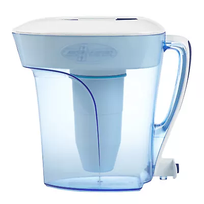 ZeroWater® 10 Cup Ready-Pour® Filtered Pour-Through Water Pitcher - Blue • $32.52