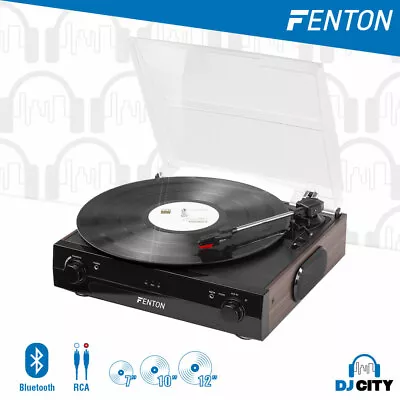 $99 • Buy Vinyl Record Player Turntable Bluetooth USB To MP3 Vintage Retro Speakers Fenton