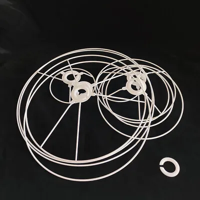 Lamp Shade Wire Frame Pendant Lampshade Accessories E27 Standard Night Light DIY • $10.64