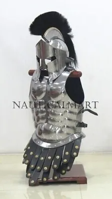 Armor 300spartan Steel Helmet With Muscle Spartan Jacket Costume Handmade Gift • $341