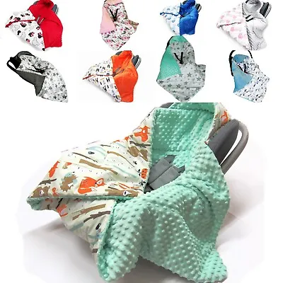 £26.99 • Buy Warm HOODED CAR SEAT PADDED BABY BLANKET * COVER * COSYTOES* PUSHCHAIR * BLANKET