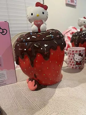 Hello Kitty Chocolate Strawberry Cookie Jar • $85
