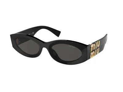 Miu Miu Sunglasses MU 11WS  1AB5S0 Black Grey Woman • £205.90