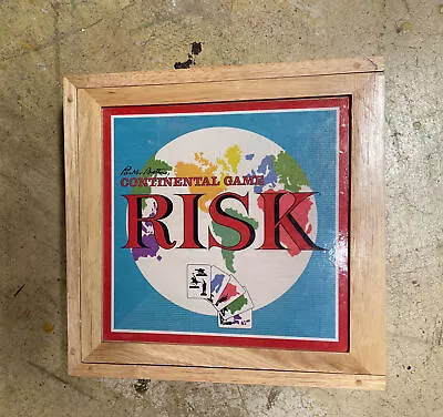 RISK Parker Brothers Continental Game Nostalgia Classic Wood Box 2003 Read Notes • $21.99