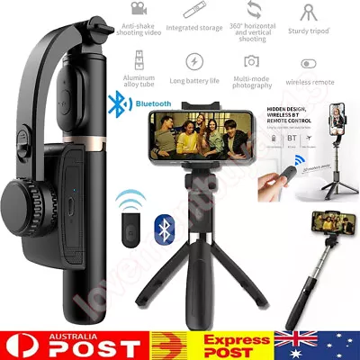 Q08 Gimbal Stabilizer Aluminum Alloy Tripod Gimbal For Phone Holder Video Record • $32.19