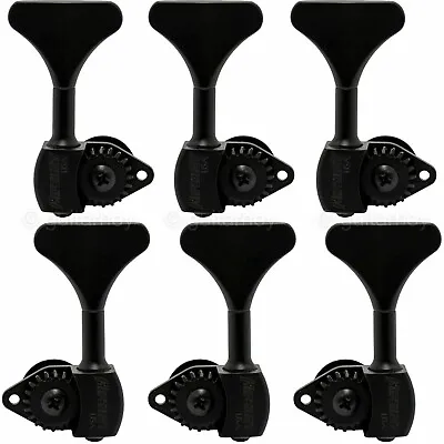 NEW Hipshot USA HB6 3/8  Ultralite® Bass Tuning L3+R3 - Y Key 3x3 SET - BLACK • $159.95