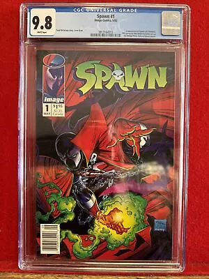 Spawn #1 Newsstand Edition CGC 9.8 Image Comics 1992 Todd McFarlane Classic • $226.09