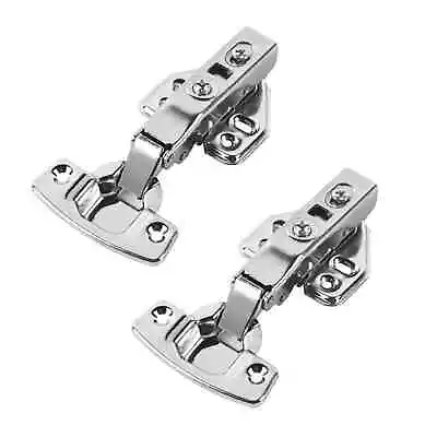 20pc Soft Close Cabinet Door Hinges Self Closing Frameless Cabinet Hidden Hinges • $25.96