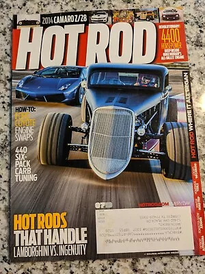 HOT ROD Magazine JULY 2013 HOT RODS THAT HANDLE LAMBORGHINI VS INGENUITY • $2.99