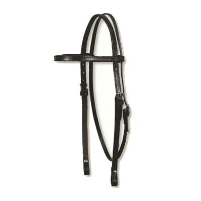 CIRCLE Y 5/8in Black Browband Headstall (0125-0018) • $52.99