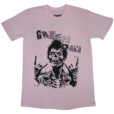 Green Day Savior Zombie Pink Unisex T-Shirt New & Official Rock Merchandise • £16.50