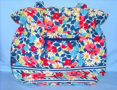 Vera Bradley Summer Cottage Handbag Shoulder Bag Quilted Tote Bag Organizer • $11.99