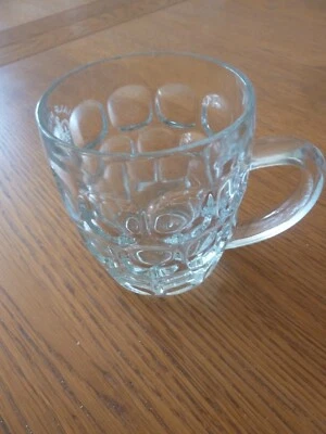 £5 • Buy Vintage Ravenshead Dimpled Half Pint Handled Beer Glass Tankard Man Cave Bar