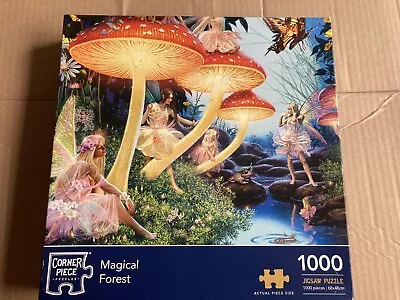 Corner Piece Jigsaw Puzzle 1000 Pieces ‘ Magical Forest’ • £5