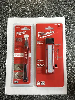 Milwaukee 2203-20 10-1000V Dual Range Voltage Detector + 2108 300 Lumen Rover LT • $49.50