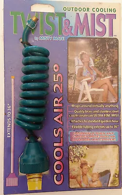 Misty Mate Twist & Mist Bend & Form Hose Nozzle Cool Flexible Mist System NOS • $9.95