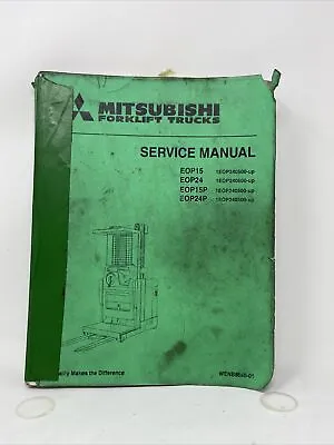 Mitsubishi EOP15 EOP24 EOP15P Forklift Lift Truck Shop Service Repair Manual • $24.99