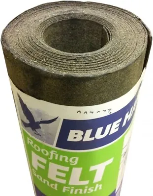 £18.95 • Buy BlueHawk Sand Finish Roof Felt 5m X 1m - Ideal For  Garden Sheds, Hutches Etc