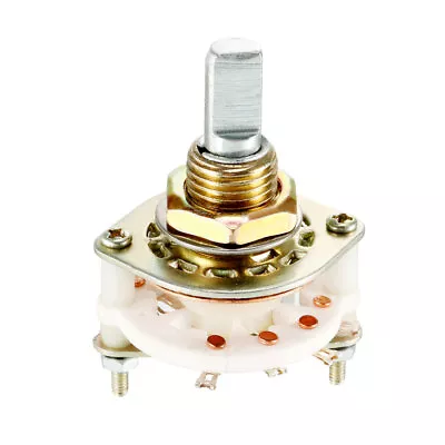 2P3T 2Pole 3Position Selectable 1 Deck Band Channel Rotary Switch Selector 8Pin • $13.44