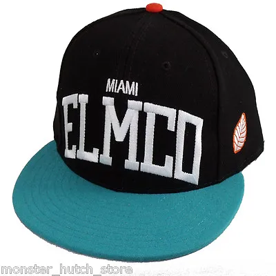 BRAND NEW W/ TAG Elm Company MIAMI DOLPHINS BANNER Snap Back Hat LIMITED RELEASE • £36.02