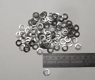 1/4  Stainless Steel Split Lock Washers Military 100 Pcs. • $6.99