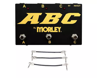 Morley ABC-G Gold Series Selector Combiner + Gator Patch Cable 3 Pack • $129