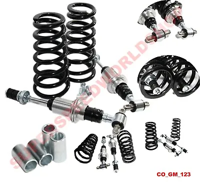 $245 • Buy Black Front Coil Over Shock W/500LB Spring For GM A F X G Body SBC Small Block