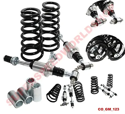 Black Front Coil Over Shock W/500LB Spring For GM A F X G Body SBC Small Block • $1239