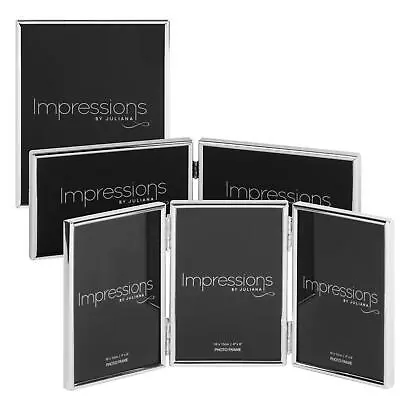 Impressions By Juliana Thin Bezel Silverplated Photo Frame Picture Multi-Size • £11.16