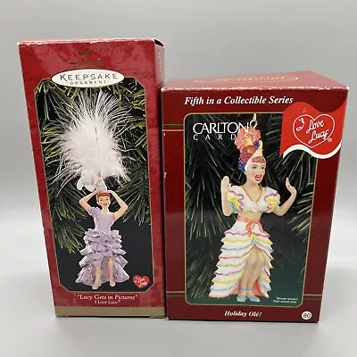 1999 Keepsake I Love Lucy Ornament Holiday Ole Carlton Card Christmas Tree • $25