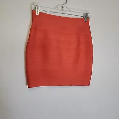 New Herve Leger X Forever 21 Size M Orange Bandage Mini Skirt • $30