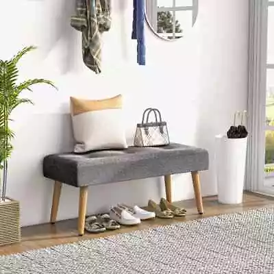 £48.99 • Buy Multipurpose Bed End Bench Ottoman Footstool Tufted Upholstered Entryway Bedroom