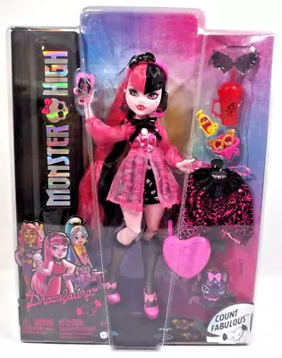 Mattel Monster High G3 Draculaura Doll Play Set W/Pet Count Fabulous  2022 • $16