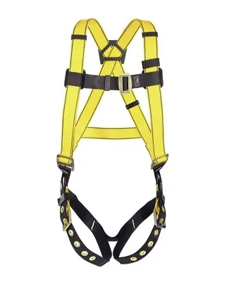 🌟MSA 10072488 Workman Vest Style Pullover Harness Full Body D-Ring 400lb XL • $38.77