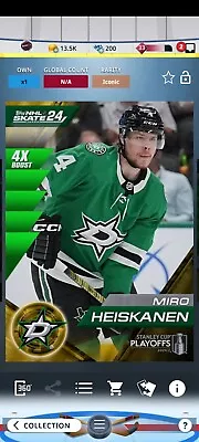 Topps Skate 24 - Miro Heiskanen Playoff Base Iconic DIGITAL • $2.49