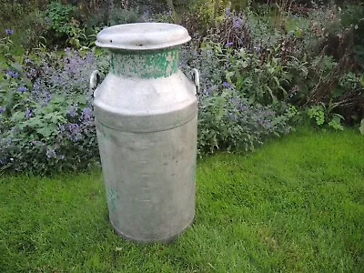 Vintage 10 Gallon Alloy Milk Churn Garden Planter Weddings  (805) • £140