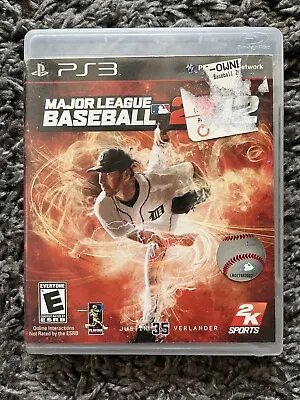 Major League Baseball 2K12 GOOD DISC Sony PlayStation 3 2011 PS3 CIB Complete • $6.66