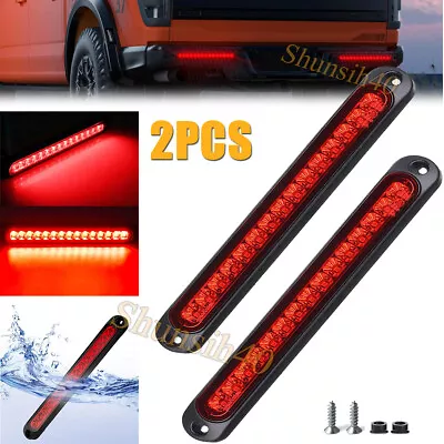 10  Red LED Trailer Tail Light Bar Stop Turn Brake Light For Truck Pickup Boat • $10.93