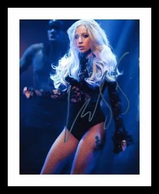 Lady Gaga Autograph Signed & Framed Photo • £18.99